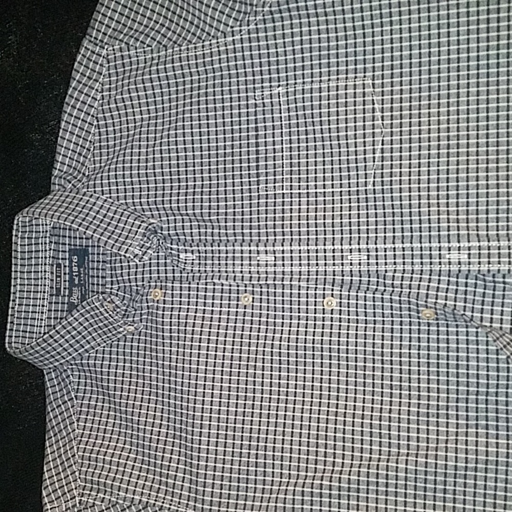 Bass button down long sleeve. Mens size Large.